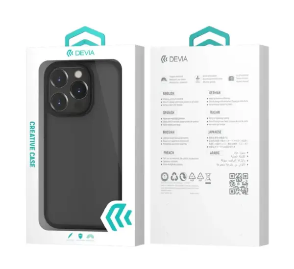 DEVIA CREATIVE CASE | FOR IPHONE 14 PRO | BLACK